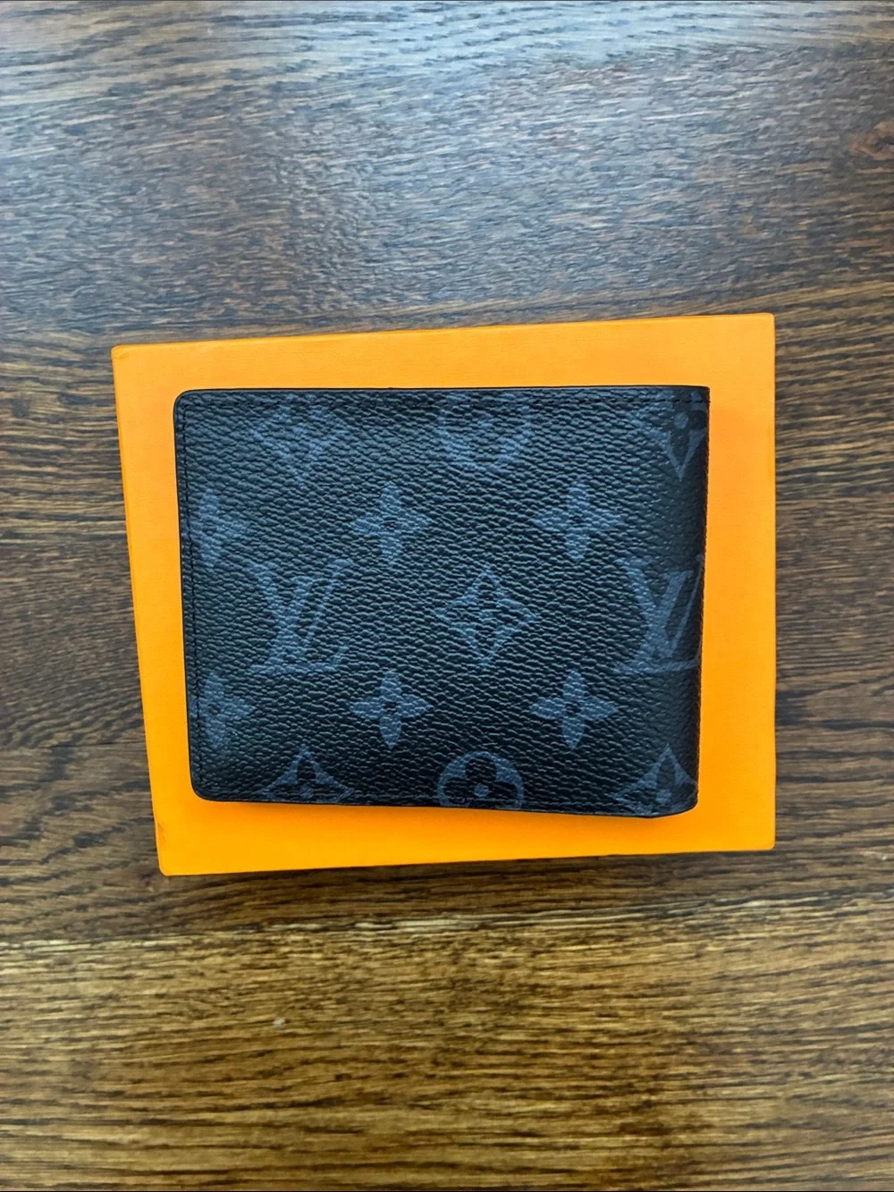 Louis Vuitton Black Monogram Eclipse Canvas Men's Wallet